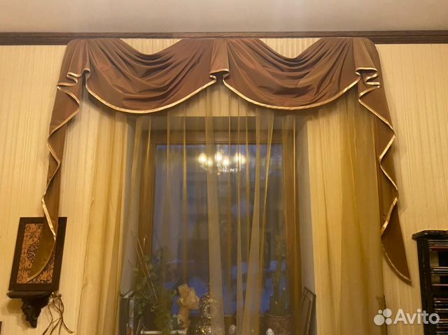 Ламбрекен тюль карниз 2 метра