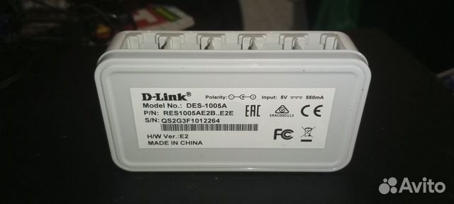 Коммутатор D-Link DES-1005A