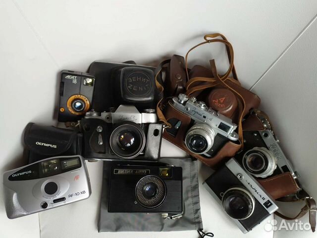 Пленочный фотоаппарат 8шт