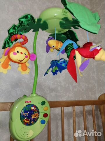 Мобиль джунгли Fisher price