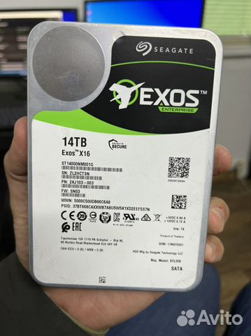 Жесткий диск 14 тб Exos Seagate