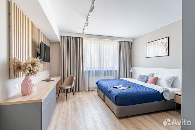 

Квартира-студия, 32 м², 2 кровати
