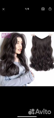 Накладки из волос и волосы на заколках