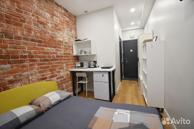 

Квартира-студия, 18 м², 1 кровать