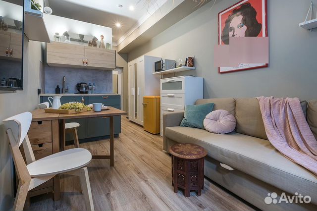 

Квартира-студия, 19 м², 1 кровать
