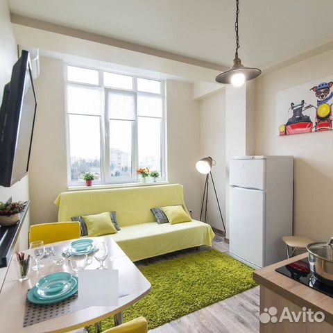 

Квартира-студия, 23 м², 1 кровать