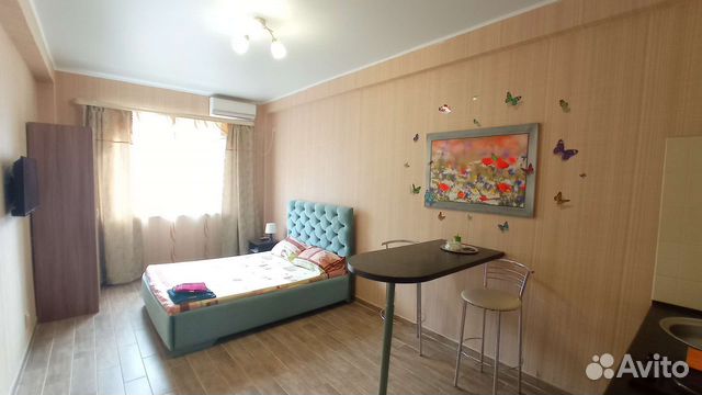 

Квартира-студия, 28 м², 1 кровать