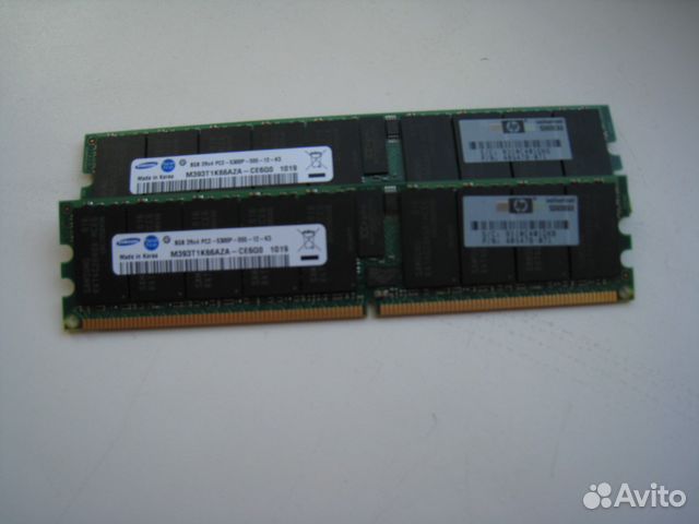 Оперативная память HP 8gbx2 p/n 405478-071
