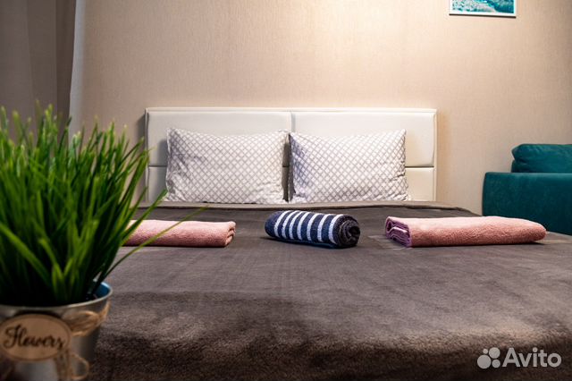 

1-к. квартира, 42 м², 2 кровати