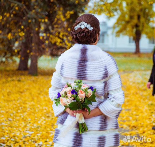 Шубка из натурального меха кролика Шубка из натурального меха кролика