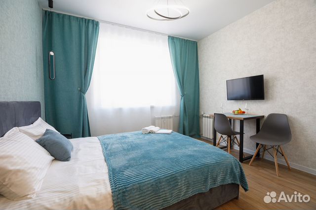 

Квартира-студия, 32 м², 1 кровать
