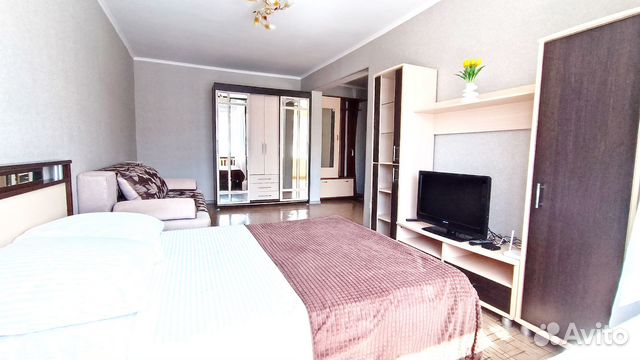 

1-к. квартира, 34 м², 2 кровати