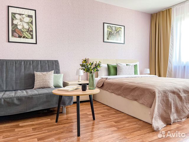 

1-к. квартира, 40 м², 3 кровати