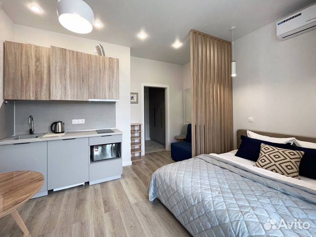 

Квартира-студия, 27 м², 2 кровати