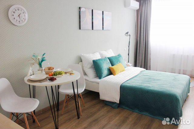 

Квартира-студия, 23 м², 2 кровати