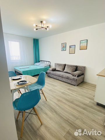 

Квартира-студия, 28 м², 2 кровати