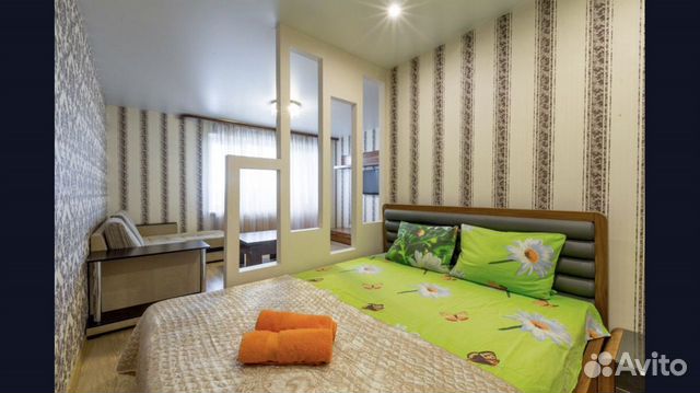 

1-к. квартира, 40 м², 2 кровати