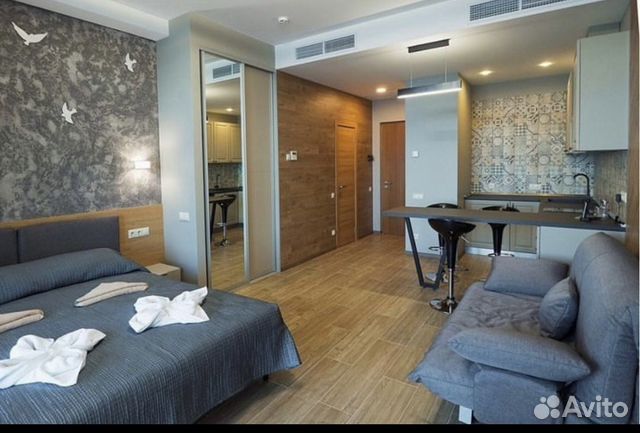 

Квартира-студия, 44 м², 2 кровати