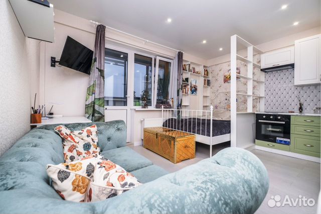 

Квартира-студия, 30 м², 2 кровати