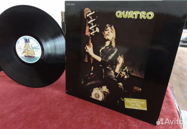 Suzi Quatro-Quatro 1st German LP 1974 Mint