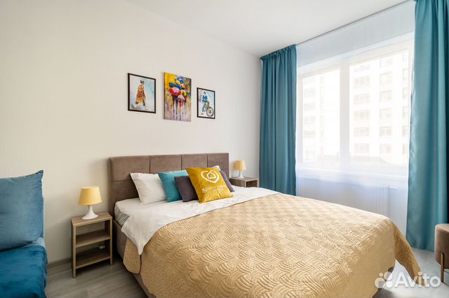 

1-к. квартира, 39 м², 3 кровати