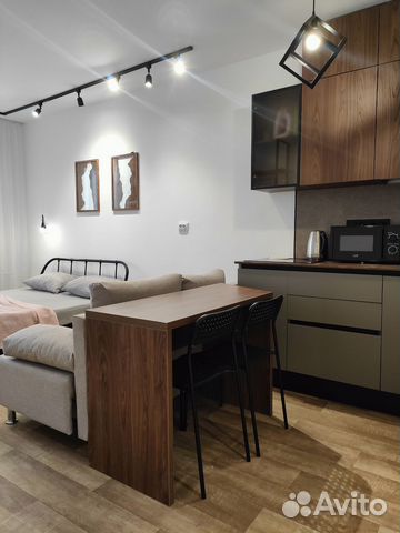 

Квартира-студия, 32 м², 2 кровати