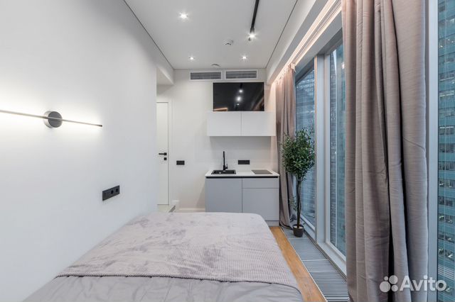 

Квартира-студия, 15,5 м², 1 кровать