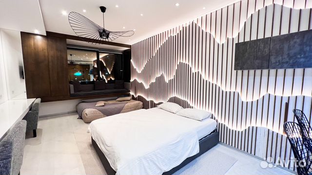 

Квартира-студия, 40 м², 2 кровати