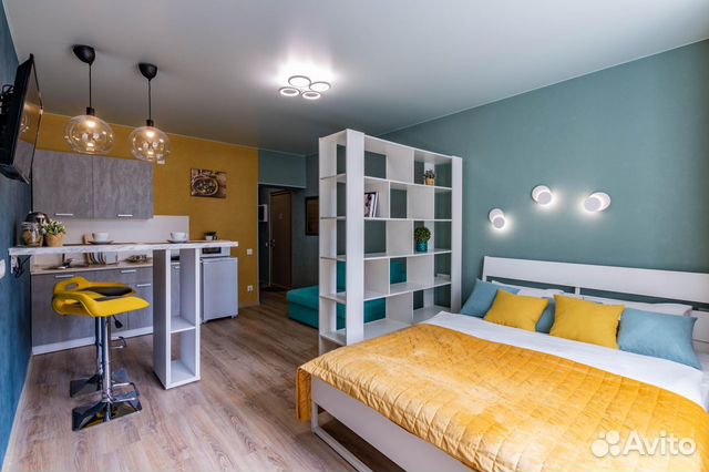 

Квартира-студия, 31 м², 2 кровати