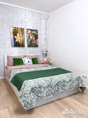 

1-к. квартира, 45 м², 3 кровати