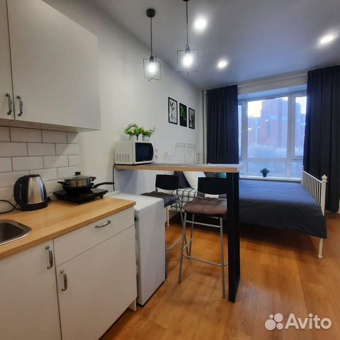 

Квартира-студия, 18 м², 1 кровать