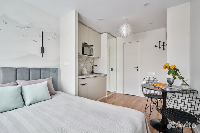 

Квартира-студия, 16,1 м², 1 кровать