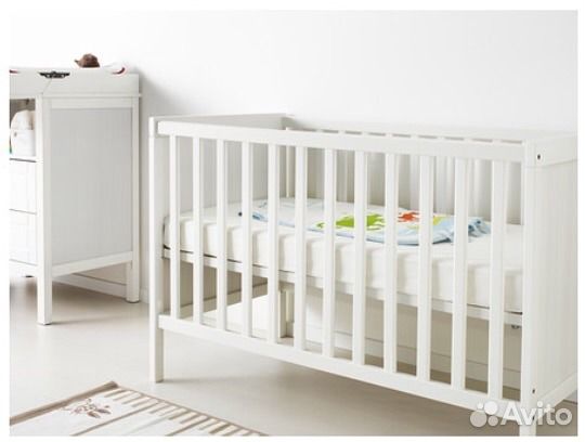 Детская кроватка IKEA + матрас IKEA Детская кроватка IKEA + матрас IKEA