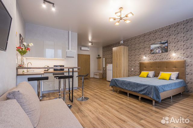 

1-к. квартира, 38 м², 2 кровати
