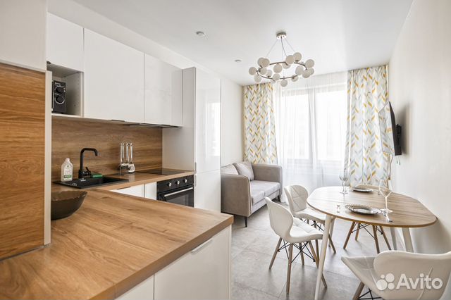 

1-к. квартира, 45 м², 2 кровати