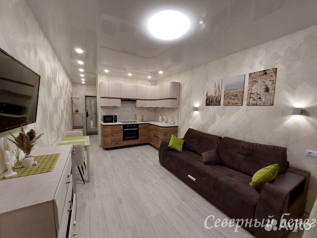 

Квартира-студия, 28 м², 1 кровать