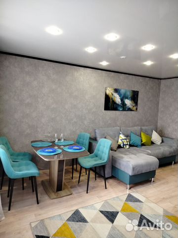 

1-к. квартира, 46,4 м², 2 кровати