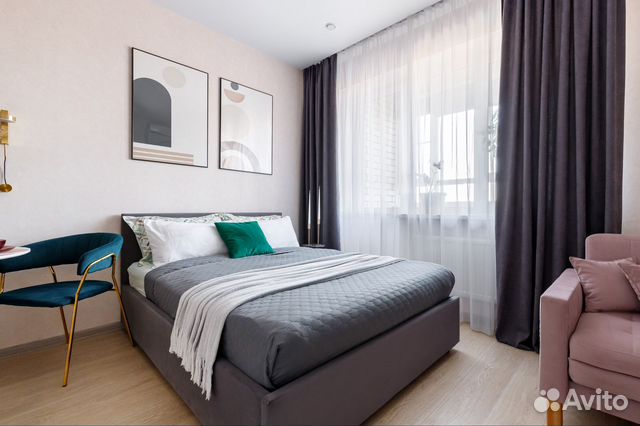 

Квартира-студия, 29 м², 3 кровати