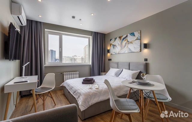 

Квартира-студия в апарт-отеле, 21 м², 2 кровати