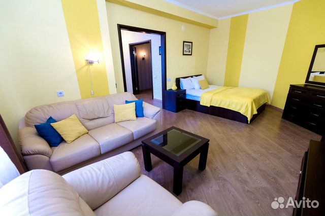 

1-к. квартира, 60 м², 2 кровати