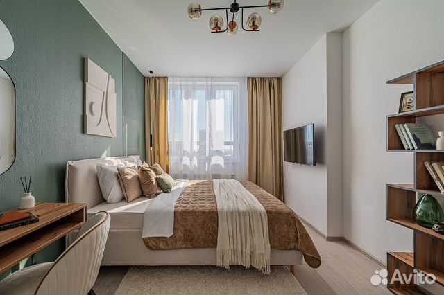 

1-к. квартира, 40 м², 2 кровати