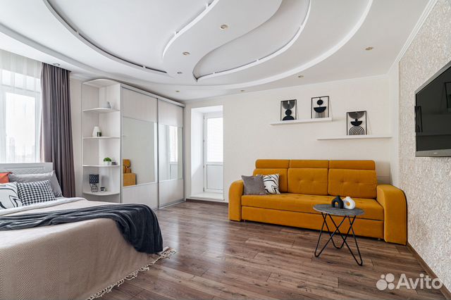 

1-к. квартира, 45 м², 3 кровати