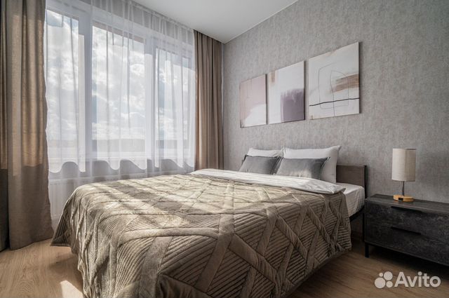 

Квартира-студия, 34 м², 2 кровати