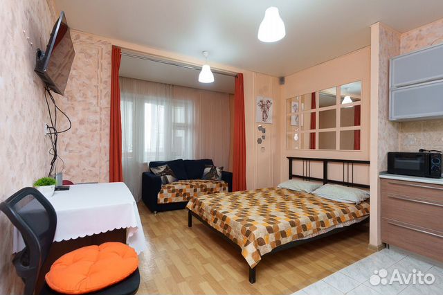 

Квартира-студия, 30 м², 2 кровати