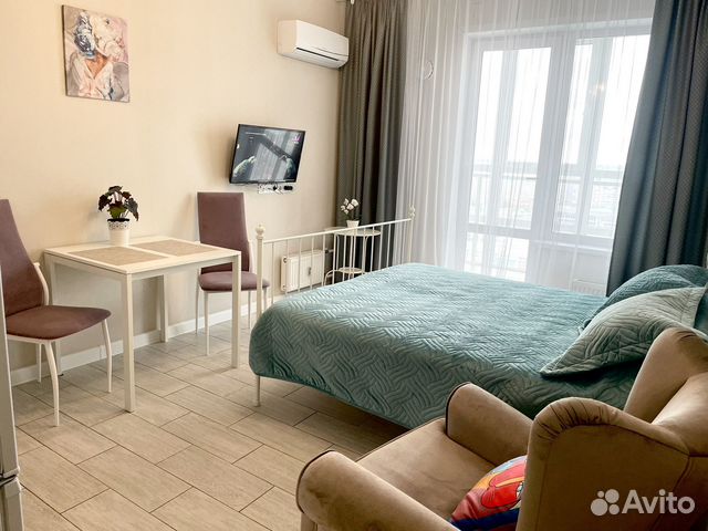 

Квартира-студия, 29 м², 1 кровать