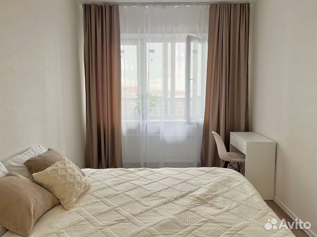 

1-к. квартира, 44 м², 2 кровати