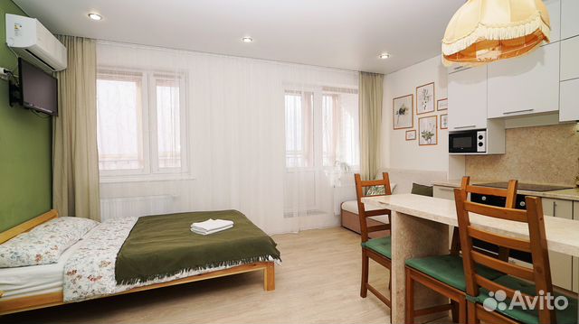 

Квартира-студия, 30 м², 2 кровати