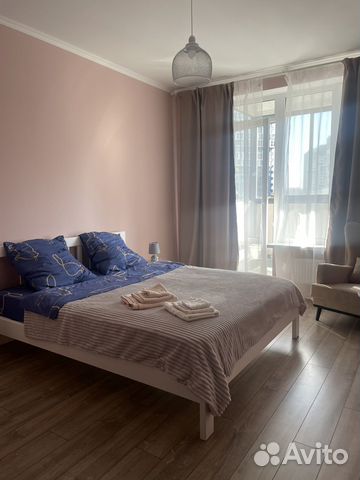 

1-к. квартира, 42 м², 2 кровати