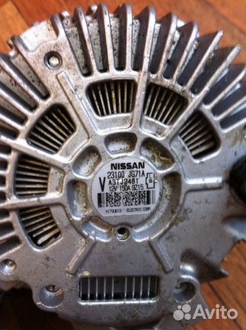 23100jg71a Генератор Nissan X Trail T31