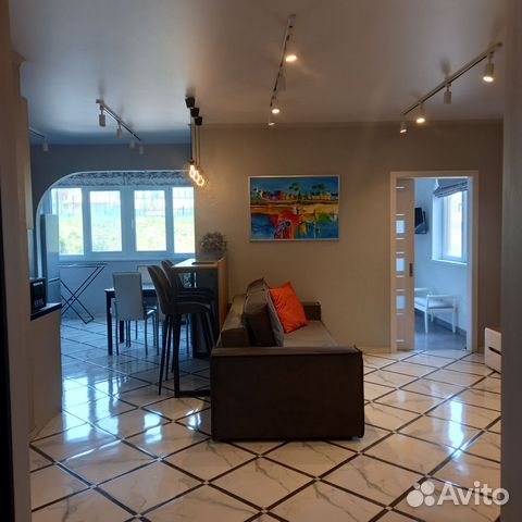 

1-к. квартира, 47 м², 2 кровати